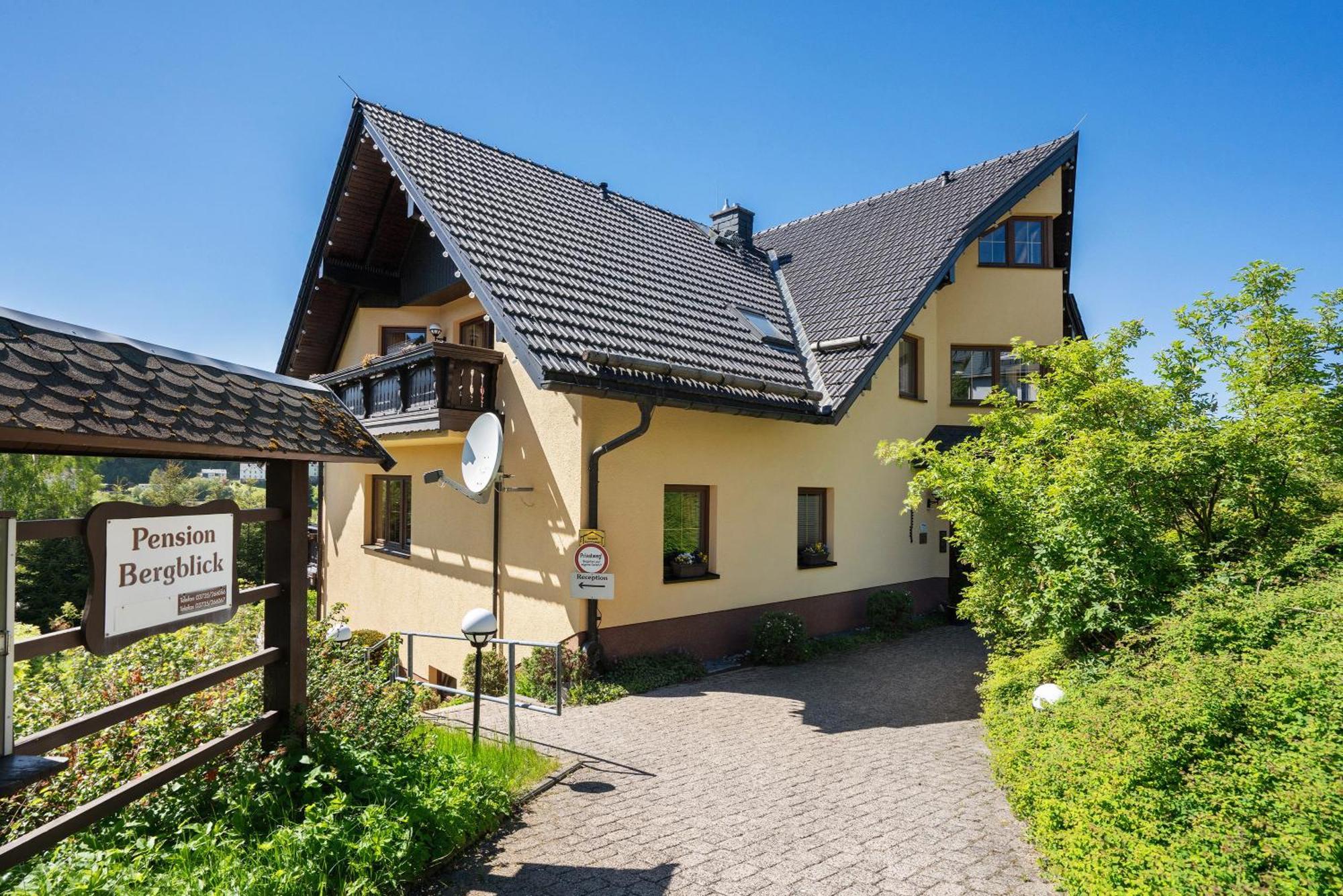 Pension Bergblick Marienberg Zewnętrze zdjęcie