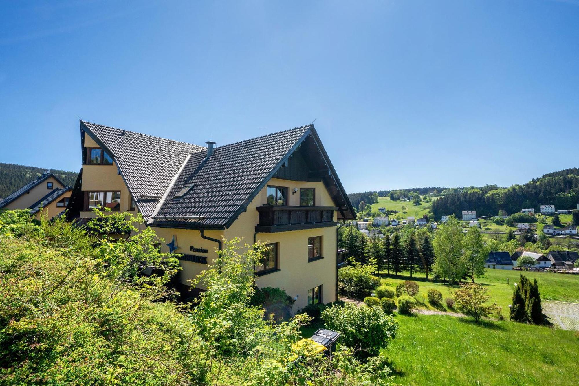 Pension Bergblick Marienberg Zewnętrze zdjęcie