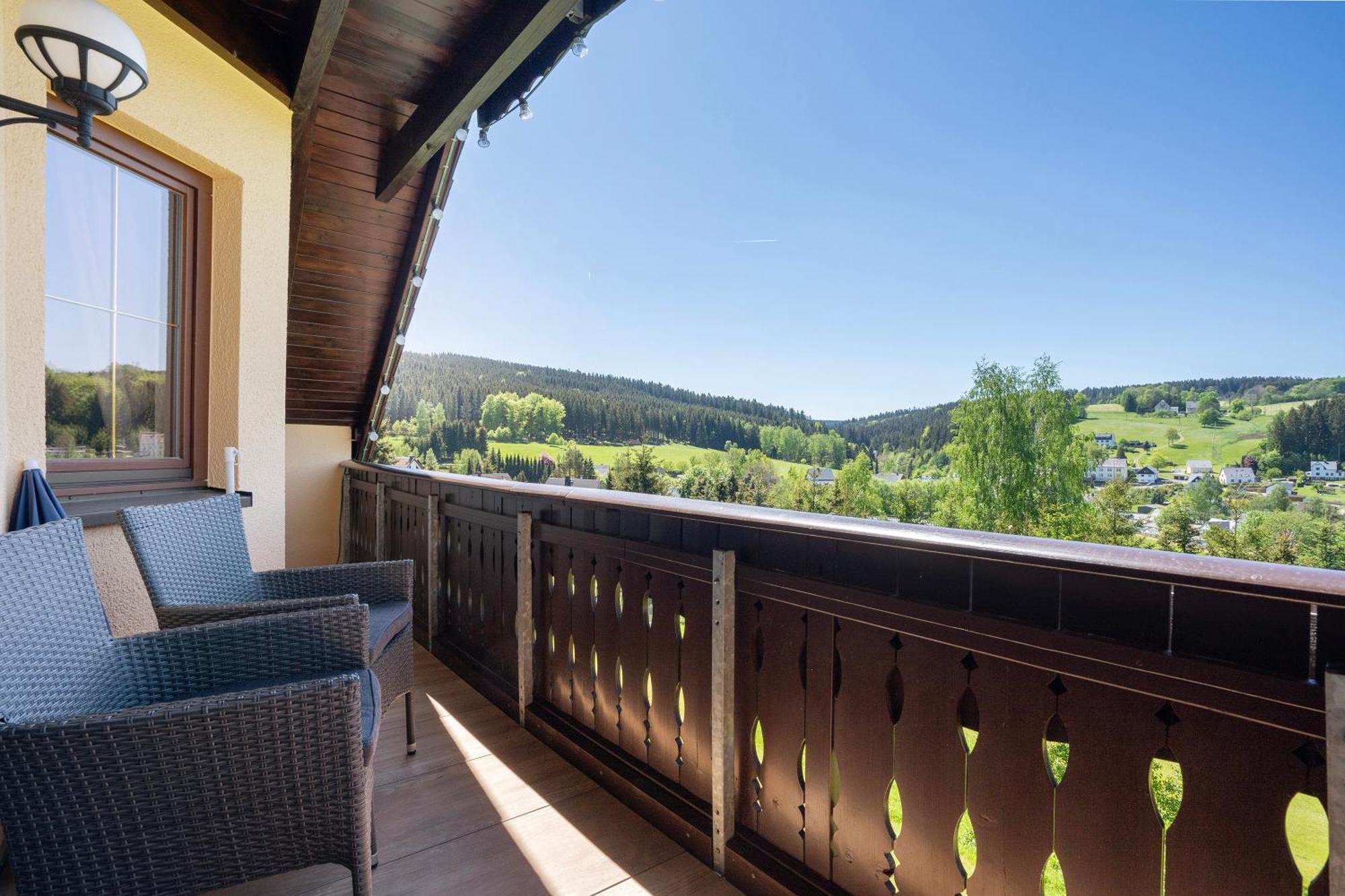 Pension Bergblick Marienberg Zewnętrze zdjęcie